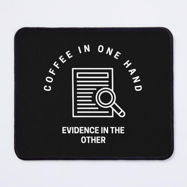 Item preview, Forensic Nurse Shirt – "Coffee in One Hand, Evidence in the Other" Funny Nursing Gift designed and sold by CuteDesignables.
