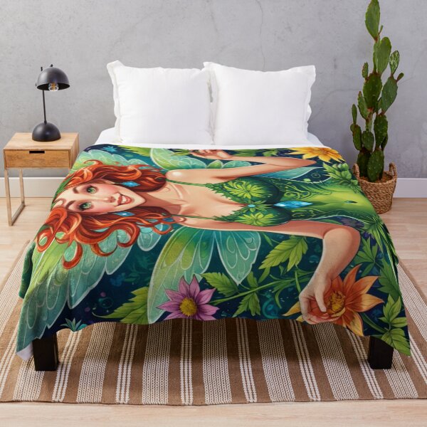 Item preview, Green Fairy with Flowers Marijuana Ganja Cannabis Weed Pot Leaf Stoner Girl Smoker High 420 designed and sold by SteamParliament.