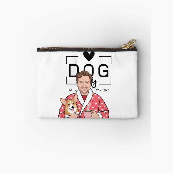 Item preview, Dog Dad All Day Every Day – Cozy Morning with a Welsh Corgi Pembroke designed and sold by GoodyPaws.
