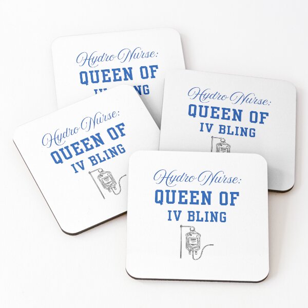 Item preview, Hydro Nurse Shirt – "Queen of IV Bling" Funny Infusion Nursing  designed and sold by CuteDesignables.