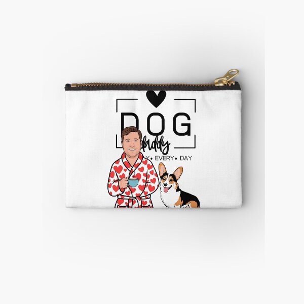 Item preview, Dog Dad All Day Every Day – Cozy Morning with a Welsh Corgi Pembroke designed and sold by GoodyPaws.