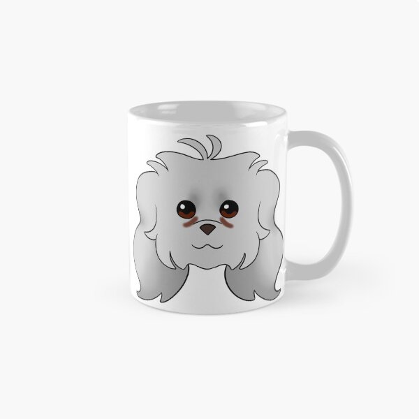 Item preview, Light Grey Maltipoo Long Ear Tear Stains designed and sold by OliRoseArt.