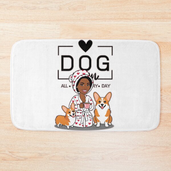 Item preview,  Dog Mom All Day Every Day – Cozy Morning with a Welsh Corgi Pembroke designed and sold by GoodyPaws.