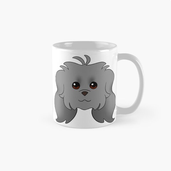 Item preview, Grey Maltipoo Long Ear designed and sold by OliRoseArt.