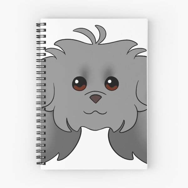 Item preview, Grey Maltipoo Long Ear designed and sold by OliRoseArt.