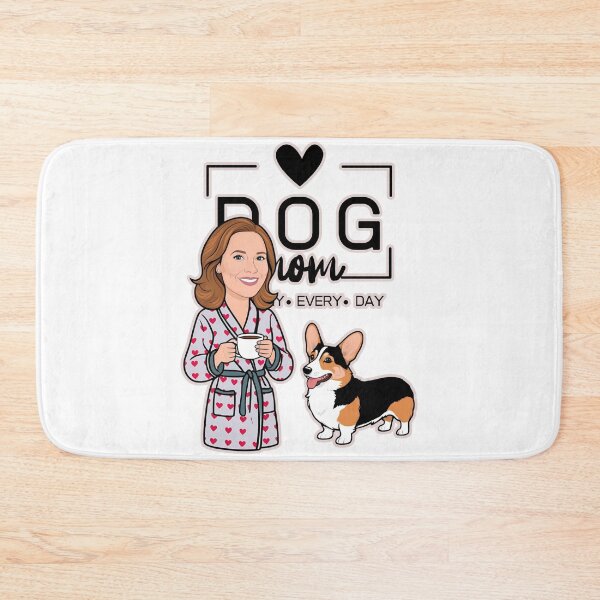Item preview, Dog Mom All Day Every Day – Cozy Morning with a Welsh Corgi Pembroke designed and sold by GoodyPaws.