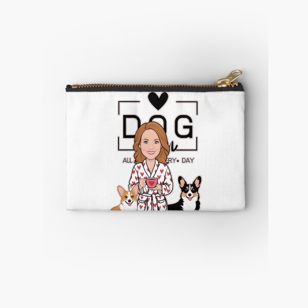 Item preview, Dog Mom All Day Every Day – Cozy Morning with a Welsh Corgi Pembroke designed and sold by GoodyPaws.