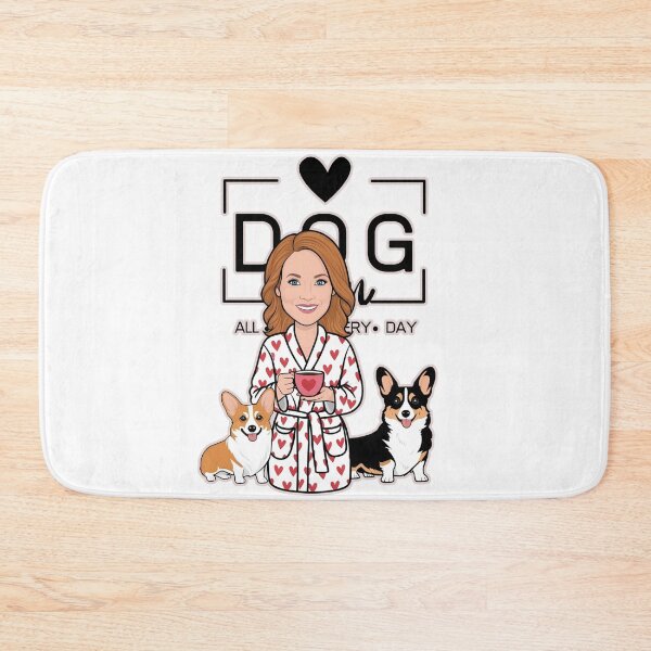 Item preview, Dog Mom All Day Every Day – Cozy Morning with a Welsh Corgi Pembroke designed and sold by GoodyPaws.