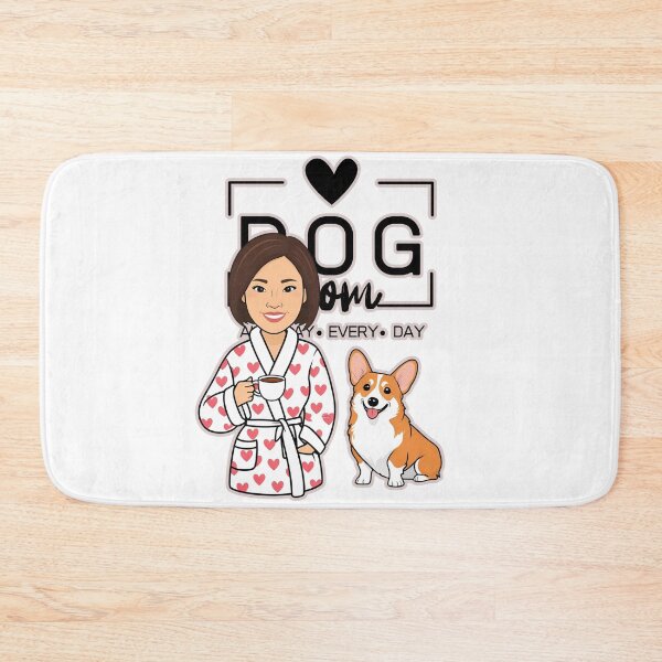 Item preview,  Dog Mom All Day Every Day – Cozy Morning with a Welsh Corgi Pembroke designed and sold by GoodyPaws.