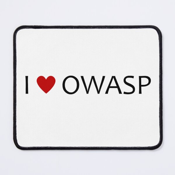 Item preview, I heart OWASP - cybersecurity cats (Light Background) designed and sold by cyberbcat.