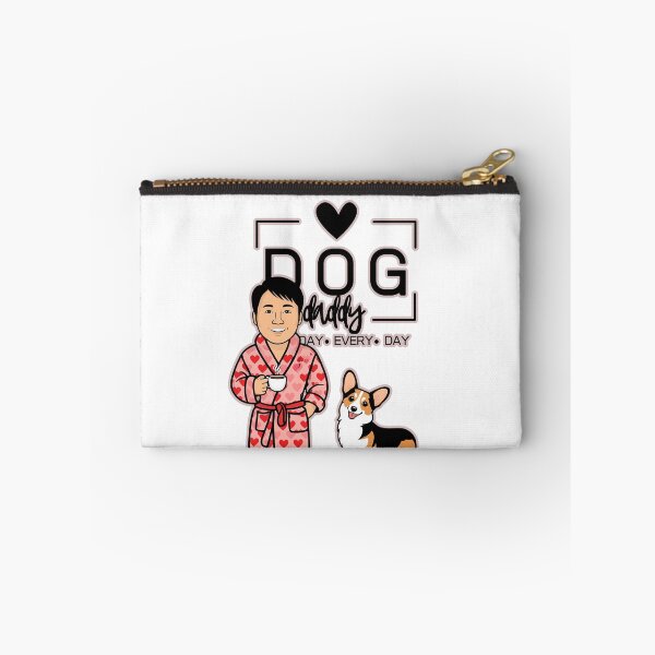 Item preview, Dog Dad All Day Every Day – Cozy Morning with a Welsh Corgi Pembroke designed and sold by GoodyPaws.