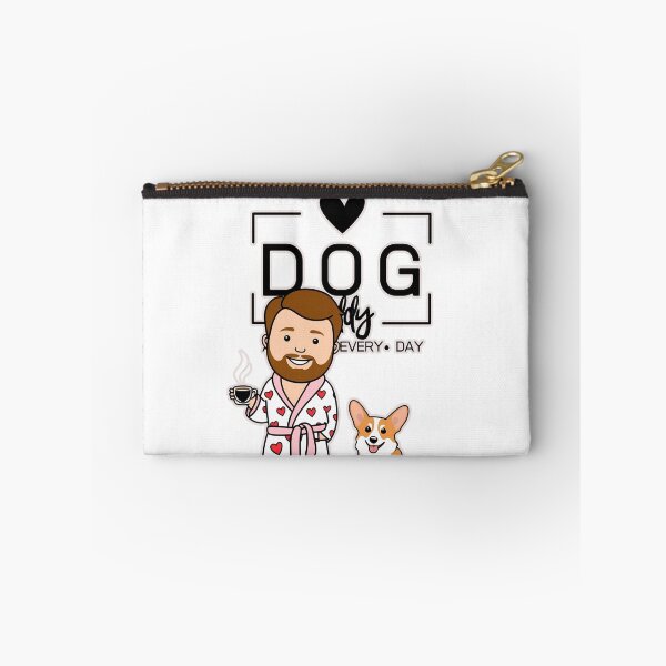 Item preview, Dog Dad All Day Every Day – Cozy Morning with a Welsh Corgi Pembroke designed and sold by GoodyPaws.