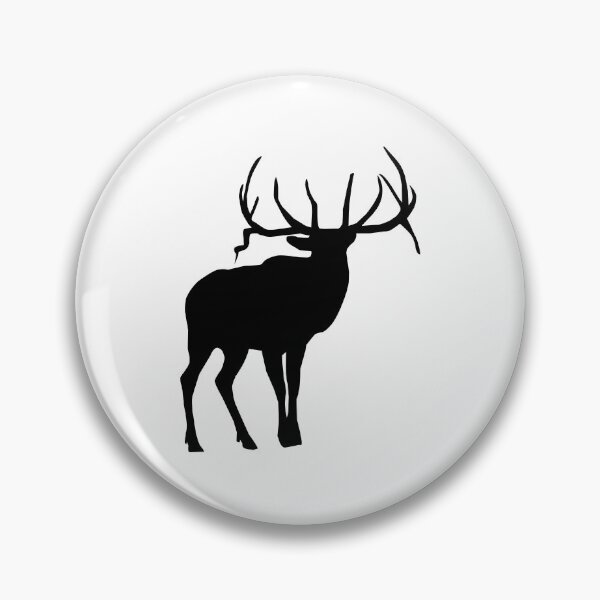 Item preview, Elk Wild Animal silhouette  designed and sold by MagnoliaLake.