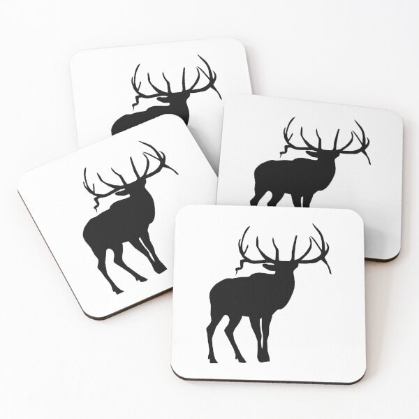 Item preview, Elk Wild Animal silhouette  designed and sold by MagnoliaLake.