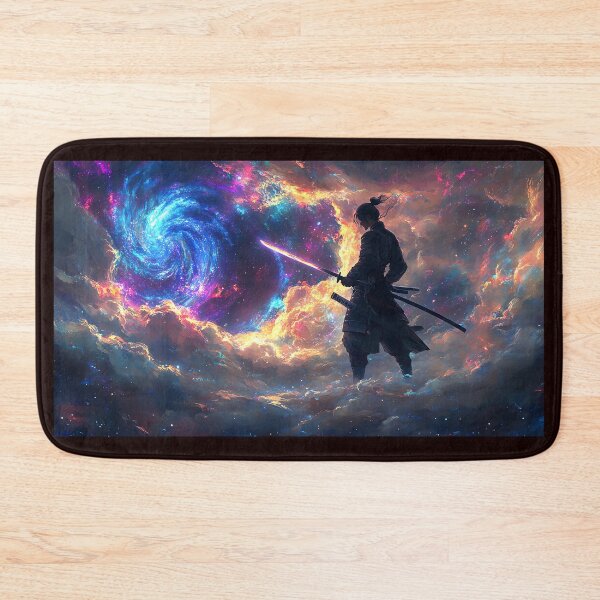 Item preview, Galactic Samurai – Guardian of the Cosmic Rift designed and sold by PixelReverb.