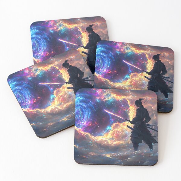 Item preview, Galactic Samurai – Guardian of the Cosmic Rift designed and sold by PixelReverb.