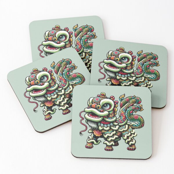 Item preview, Chinese Lion Dance designed and sold by Myra365Art.