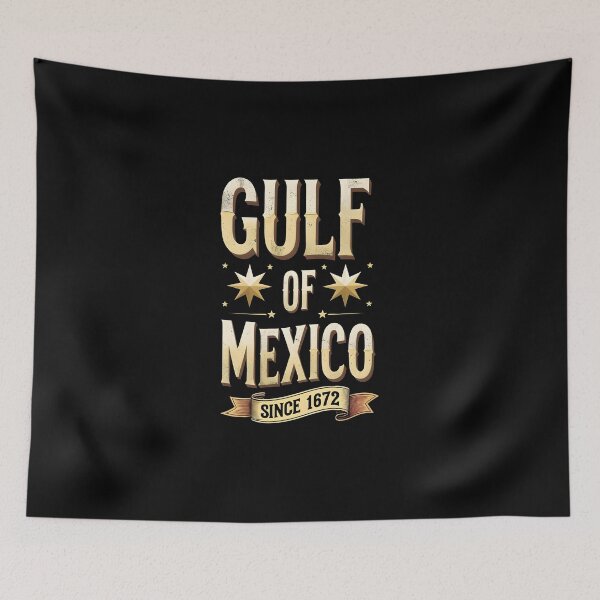 Item preview, Gulf of Mexico Since 1672 - Vintage Travel Design designed and sold by MOBI-CASE.