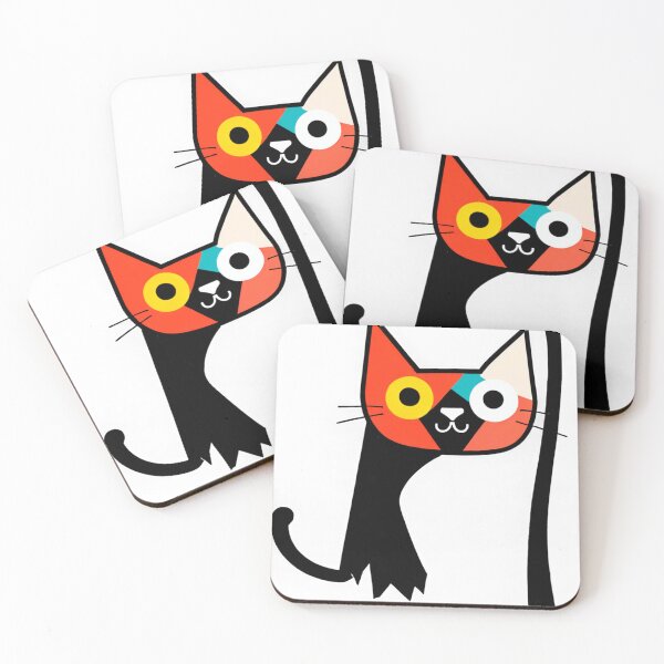 Item preview, Mystical Feline Elegance – Enchanting Cat Wall Art #4 designed and sold by MorningTrends.