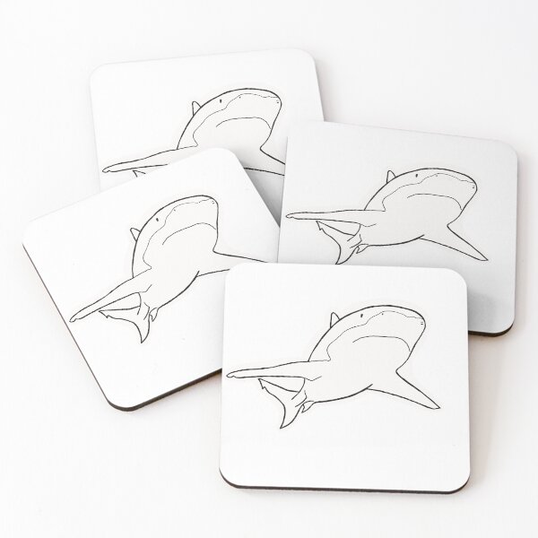 Item preview, great white shark  designed and sold by snoopybug.