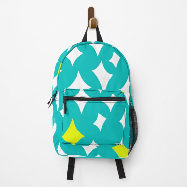 Item preview, Mid-Century Modern Diamond Stars Pattern On Turquoise Hues designed and sold by DEC02.