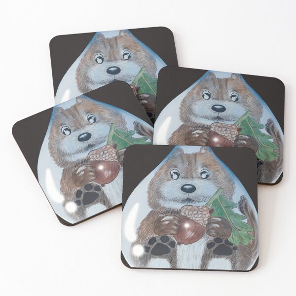 Item preview, Squirrel in water drop  designed and sold by Mijinart.