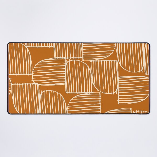 Item preview, Mid-Century Modern Cinnamon Brown Abstract Pattern designed and sold by DEC02.