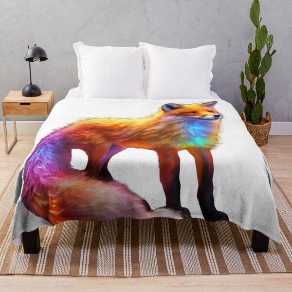 Item preview, The Luminous Fox – A Mystical Glow of Nature designed and sold by GloriousArtSKD.