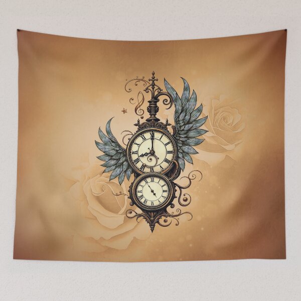 Item preview, Flowers and mechanics: the magic of the steampunk watch. designed and sold by nicky2342.