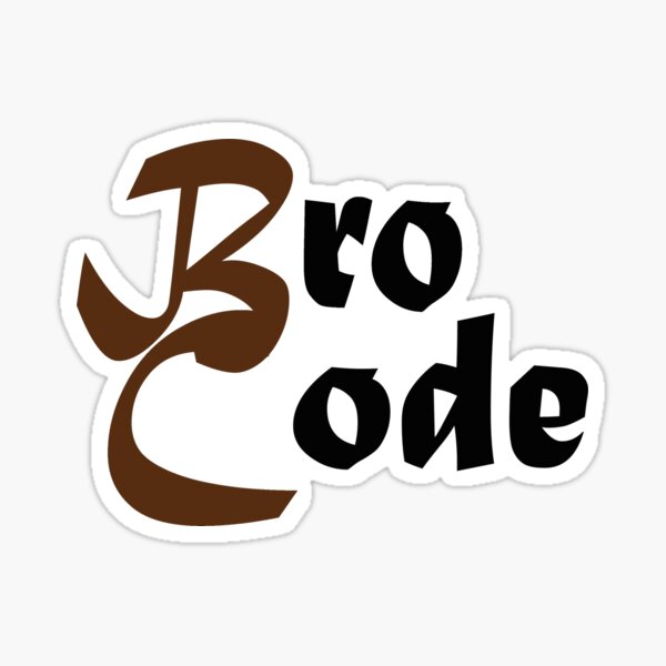 Item preview, "BroCode: The Ultimate Guide to Brotherhood" designed and sold by Vk-Tshirt-Hub.