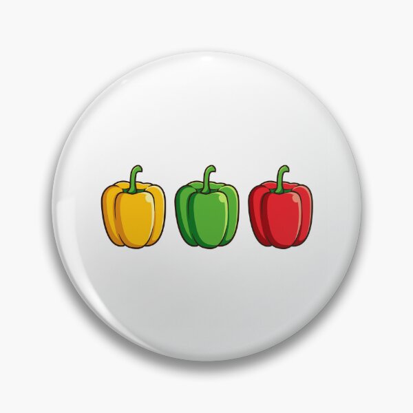 Item preview, Three Colorful Bell Peppers on White designed and sold by AgingeR.