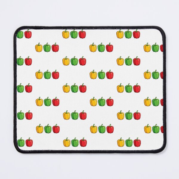 Item preview, Three Colorful Bell Peppers on White designed and sold by AgingeR.