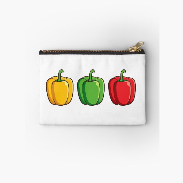 Item preview, Three Colorful Bell Peppers on White designed and sold by AgingeR.
