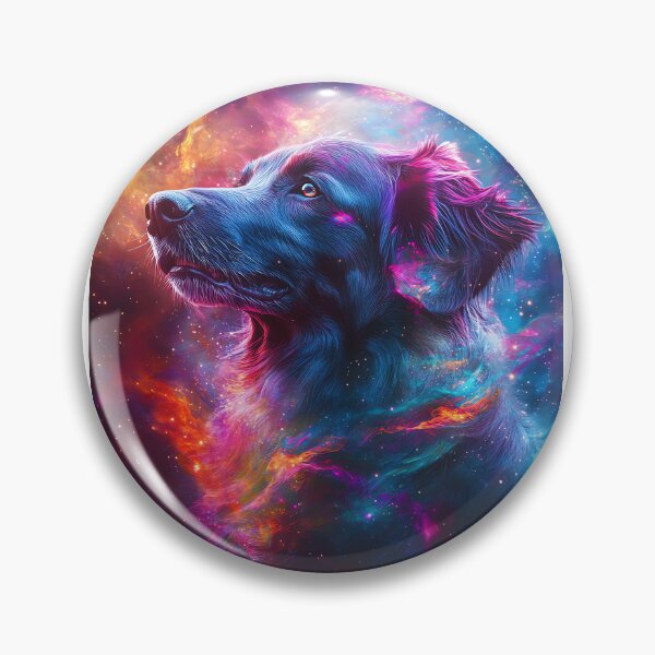Item preview, Cosmic Canine – Galactic Spirit Dog designed and sold by PixelReverb.