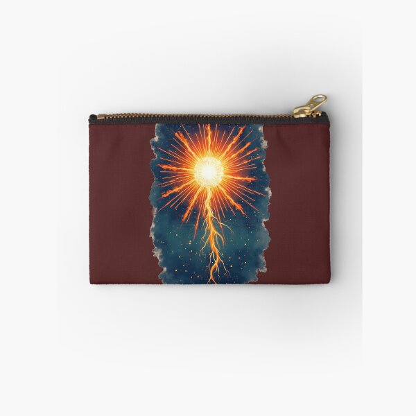 Item preview, Fiery Cosmic Sun – Mystical Solar Energy Artwork designed and sold by Thread-Verse.