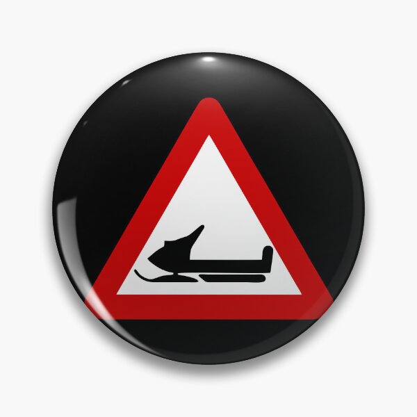 Item preview, Warning - Snowmobile Zone, designed and sold by dantixebiana.