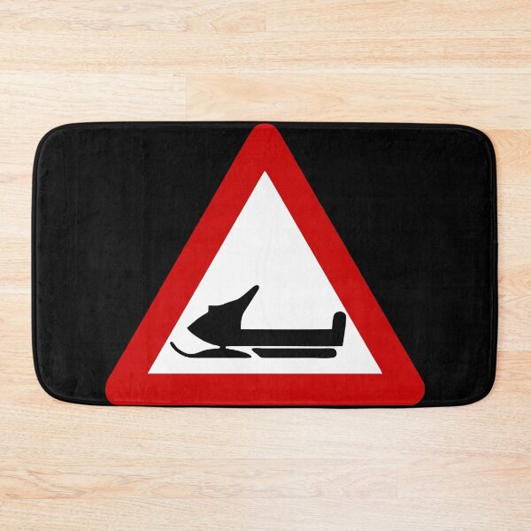 Item preview, Warning - Snowmobile Zone, designed and sold by dantixebiana.