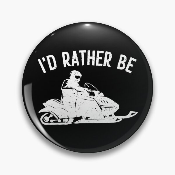 Item preview, I'd Rather Be Snowmobiling - Snowmobile Funny Gift designed and sold by dantixebiana.