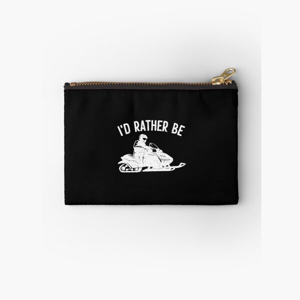 Item preview, I'd Rather Be Snowmobiling - Snowmobile Funny Gift designed and sold by dantixebiana.