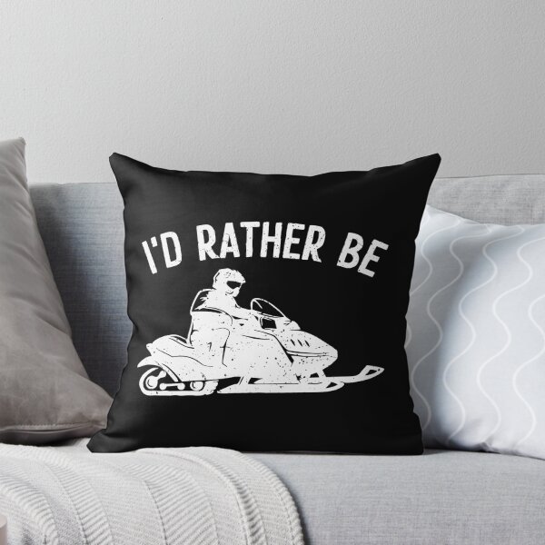 Item preview, I'd Rather Be Snowmobiling - Snowmobile Funny Gift designed and sold by dantixebiana.
