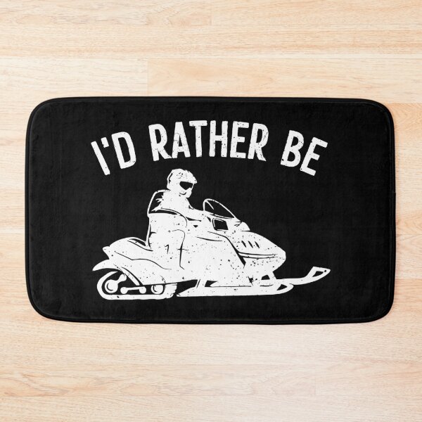 Item preview, I'd Rather Be Snowmobiling - Snowmobile Funny Gift designed and sold by dantixebiana.