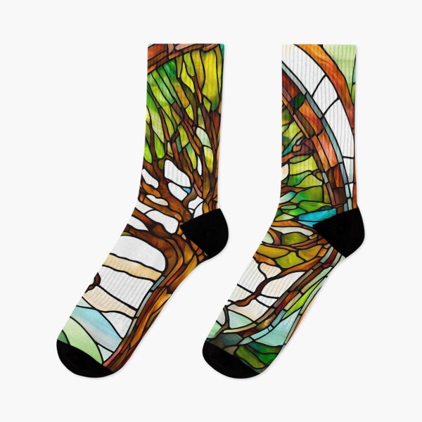 Item preview, Enchanted Tree – Gorgeous Stained Glass Art designed and sold by Fredster1966.