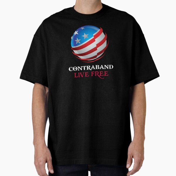CONTRABAND - Globe Logo 1 Oversized T-Shirt
