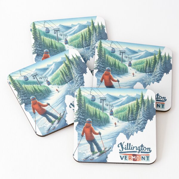 Item preview, Killington Ski Resort, Vermont designed and sold by yunamaliskova.