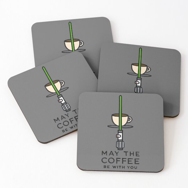 Item preview, May the Coffee Be With You ☕⚔️ Green Edition designed and sold by TSQ.