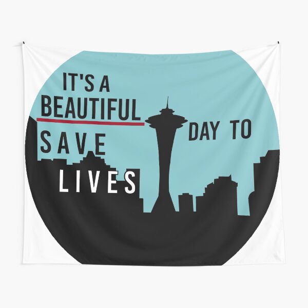 Es un hermoso día para salvar vidas Tela decorativa