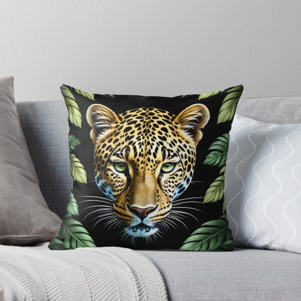 Item preview, Jungle Watcher: Bold African Leopard Artwork designed and sold by Inktrigue.