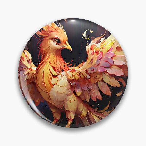 Item preview, Majestic Phoenix – Watercolor Flames of Rebirth designed and sold by Nickyayee.