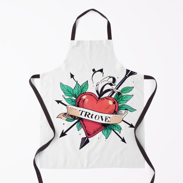 Item preview, Classic Tattoo Heart with Arrow and Banner | Vintage Style designed and sold by Spicex2.