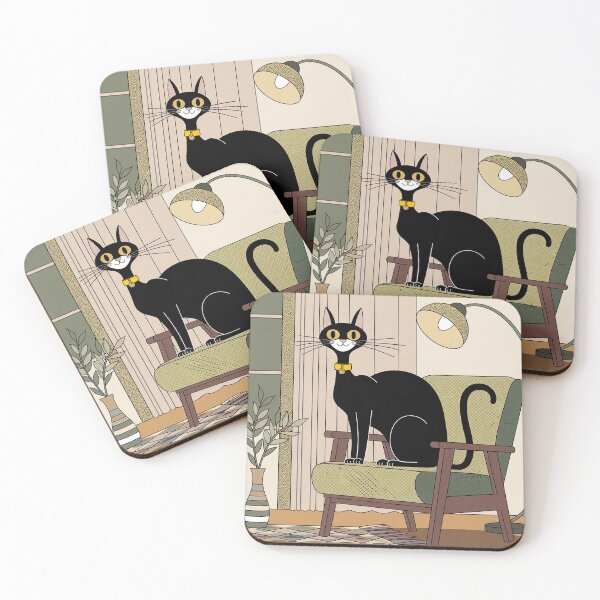 Item preview, Retro Atomic Cat designed and sold by Tamas Das.